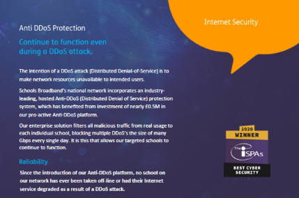 Anti DDoS Protection Information Sheet